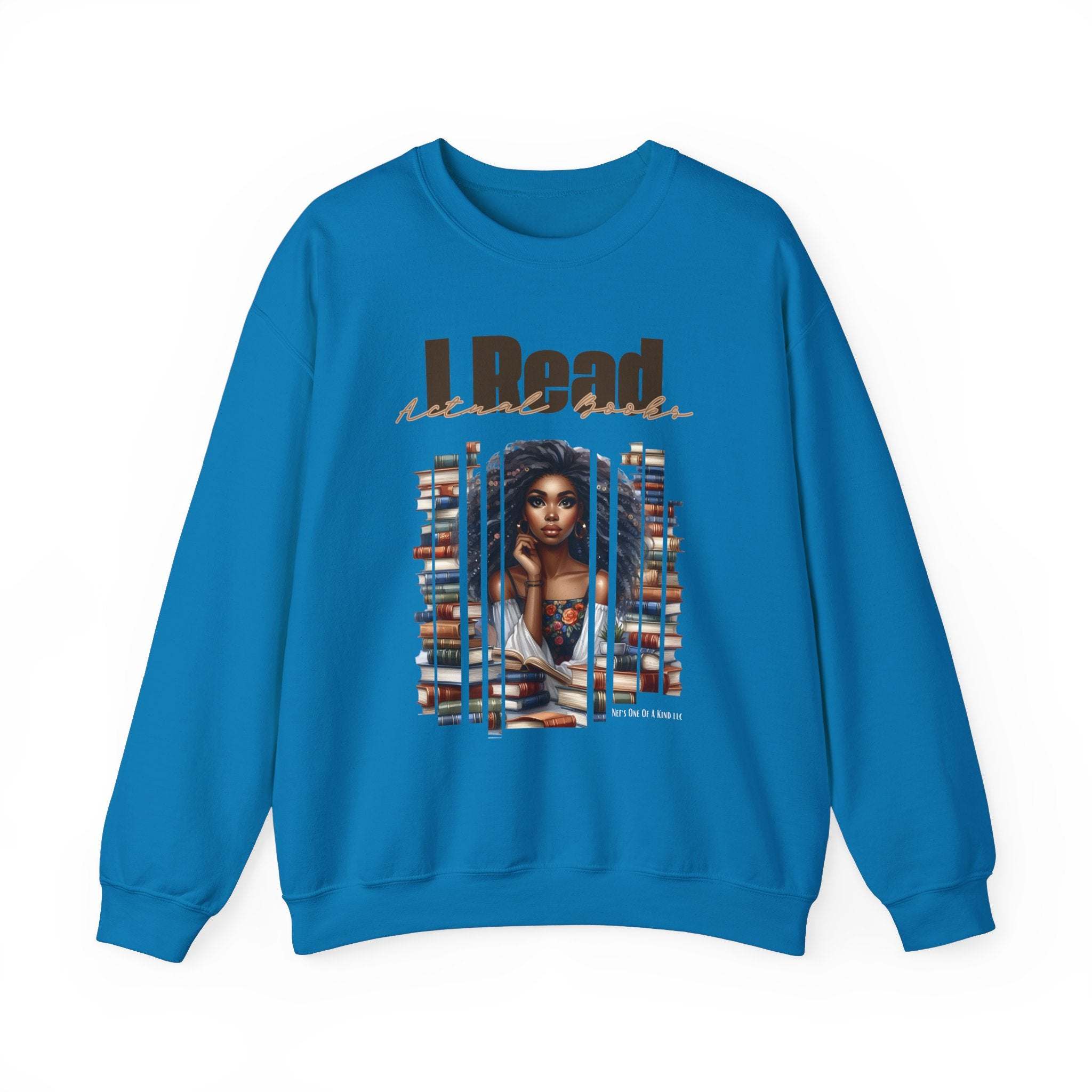 read actual books Unisex Heavy Blend™ Crewneck Sweatshirt